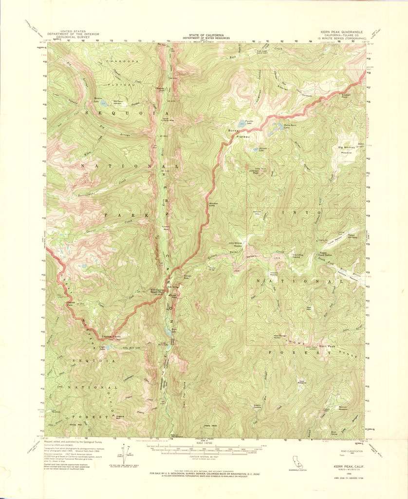 Kern Peak Calif 1956